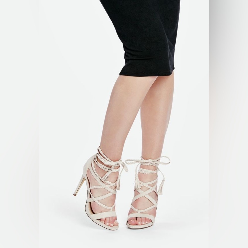 JustFAB | Aaliyah Cream Heels